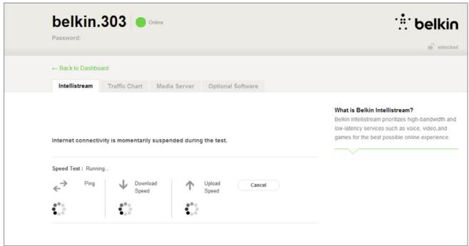 BELKIN AC750 - Run a Speed Test: - 1