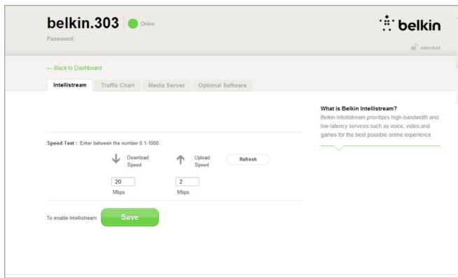 BELKIN AC750 - Run a Speed Test: - 3