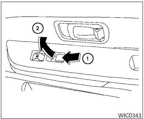 NISSAN FRONTIER 2004 - Commande des glaces électriques du côté conducteur - 1