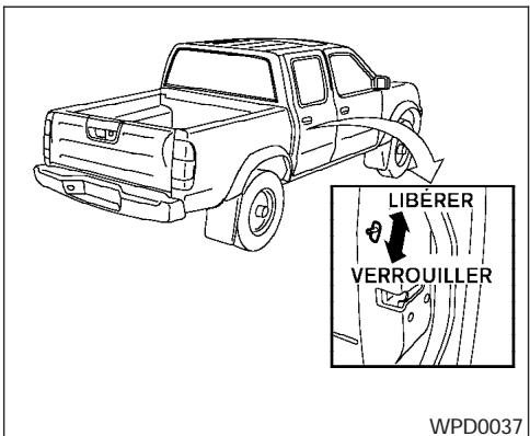 NISSAN FRONTIER 2004 - Protection de verrouillage - 1