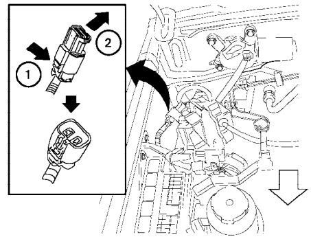 NISSAN FRONTIER 2004 - PRISES DE COURANT DOUBLE 12 VOLTS (selon l'équipement du vehicule) - 1