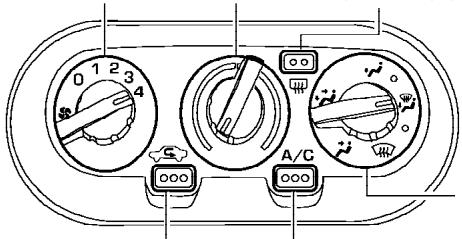 NISSAN FRONTIER 2004 - CHAUFFAGE ET DÉGIVRAGE/ DESEMBUAGE - 2