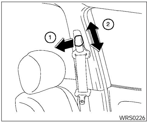 NISSAN FRONTIER 2004 - Vérification du fonctionnement des ceintures de sécurité - 1