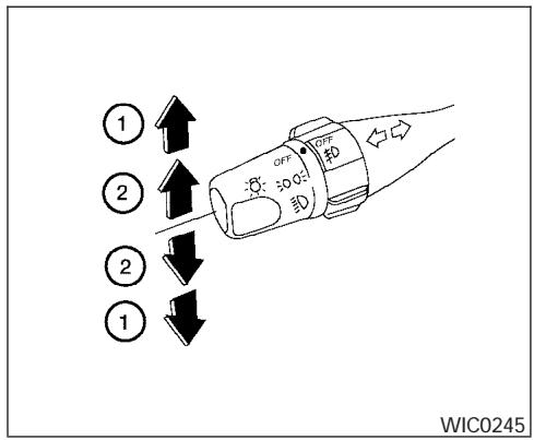 NISSAN FRONTIER 2004 - COMMANDE DE LUMINOSITE DU TABLEAU DE BORD - 1
