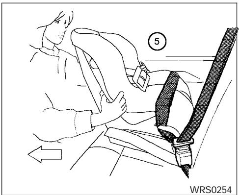 NISSAN FRONTIER 2004 - Dispositif de retenue orienté vers l'avant — étape 5 - 5