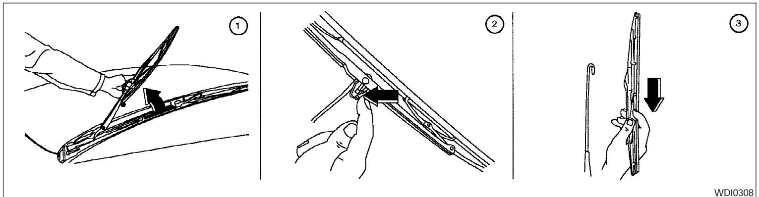 NISSAN FRONTIER 2004 - BALAIS D'ESSUIE-GLACE DU PARE-BRISE - 1