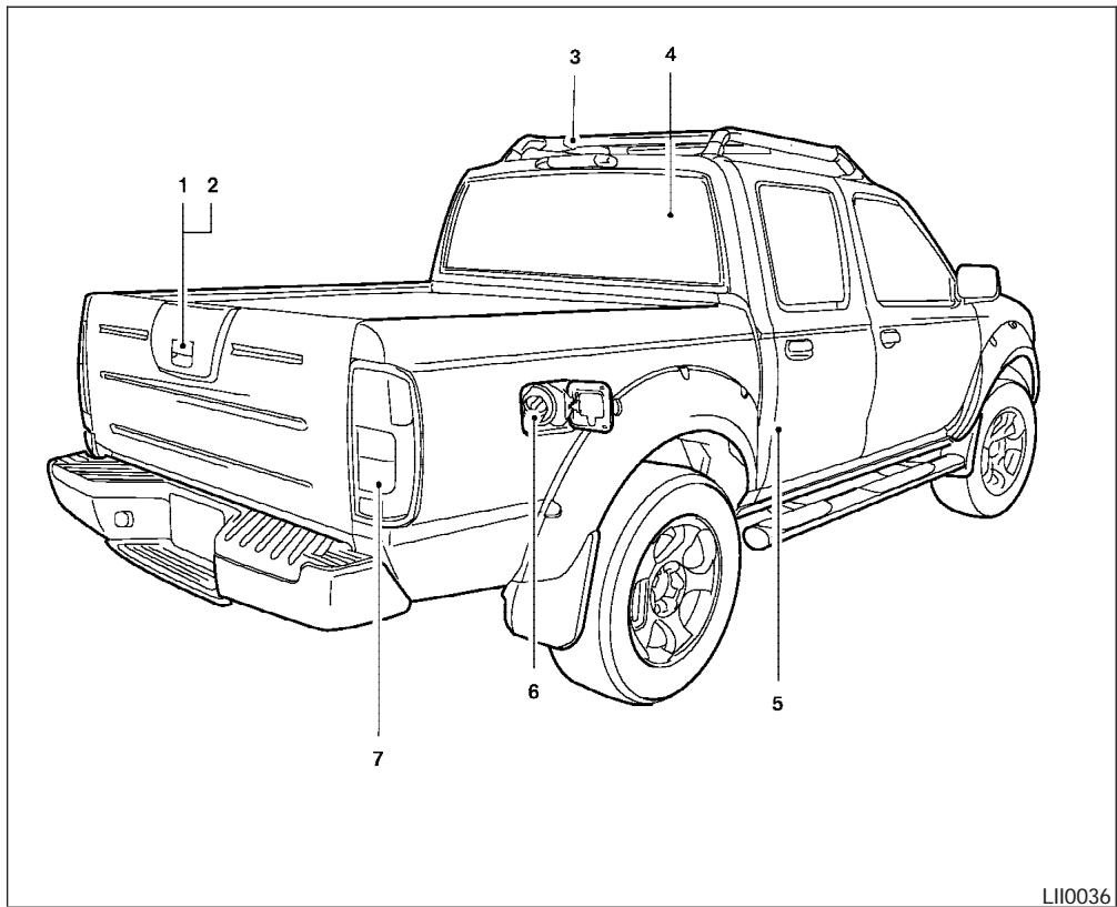 NISSAN FRONTIER 2004 - COUSSINS GONFLABLES, CEINTURES DE SECURITE ET DISPOSITIFS DE RETENUE POUR ENFANT - 3