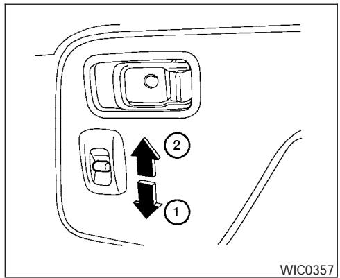 NISSAN FRONTIER 2004 - Commande des glaces électriques du côté conducteur - 2