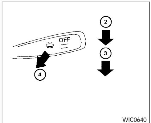 NISSAN FRONTIER 2004 - COMMANDE D'ESSUIE-GLACE ET DE LAVE-GLACE DE PARE-BRISE - 1