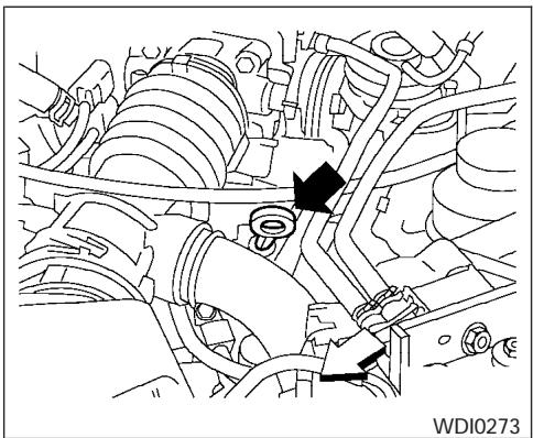 NISSAN FRONTIER 2004 - VERIFICATION DU NIVEAU D'HUIL MOTEUR - 1