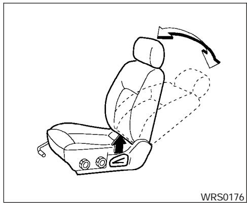 NISSAN FRONTIER 2004 - Réglage longitudinal - 1