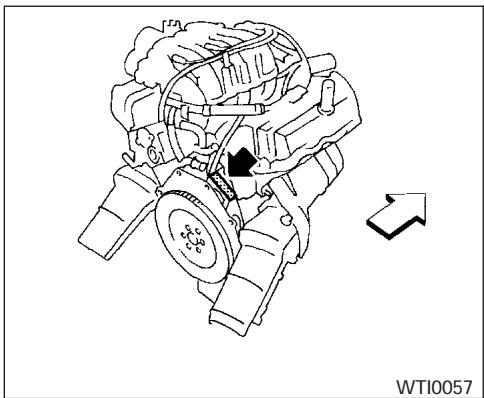 NISSAN FRONTIER 2004 - NUMERO DE SÉRIE DU MOTEUR - 1