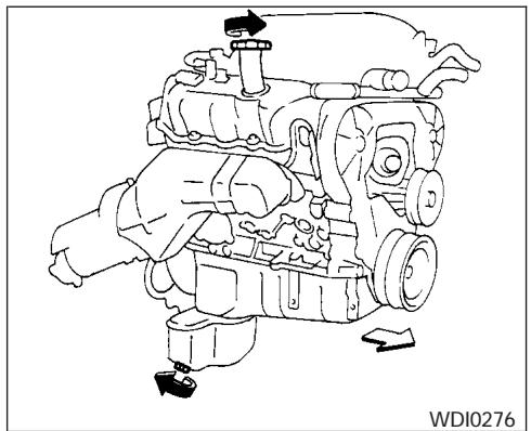 NISSAN FRONTIER 2004 - VIDANGE D'HUILE MOTEUR - 1