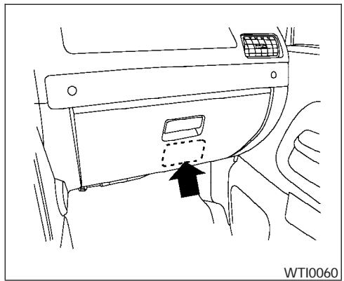NISSAN FRONTIER 2004 - ÉTIQUETTE DE CONTROLE DES ÉMISSIONS - 1