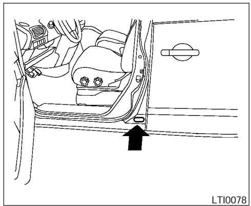 NISSAN QUEST 2006 - NUMERO D'IDENTIFICATION DU VEHICULE (numéro du chassin) - 2