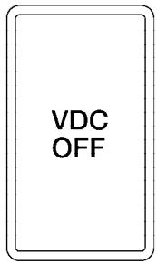 NISSAN QUEST 2006 - INTERRUPTEUR DU DISPOSITIF DE CONTROLLE DYNAMIQUE DU VEHICULE (VDC) (selon l'équipement du vehicule) - 1
