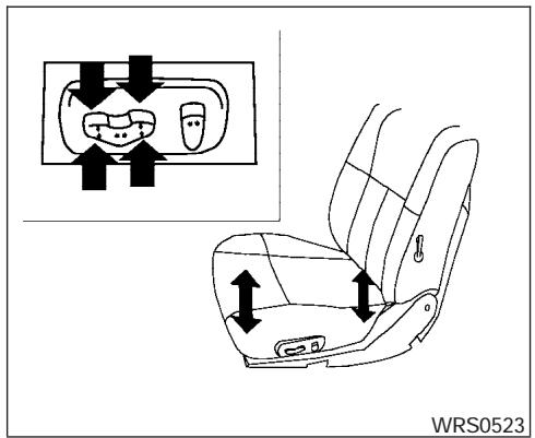 NISSAN QUEST 2006 - Inclinaison du dossier vers l'arrière - 1