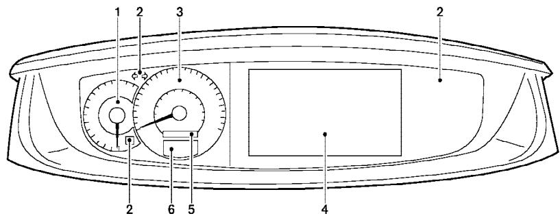 NISSAN QUEST 2006 - INSTRUMENTS ET INDICATEURS DE BORD - 1