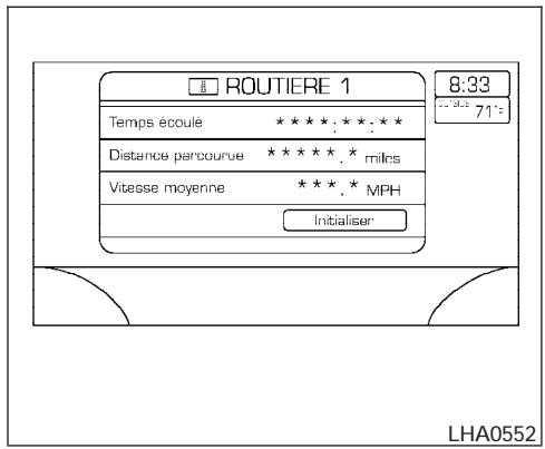 NISSAN QUEST 2006 - CONFIGURATION DE L'ÉCRAN DE DEMARRAGE - 1