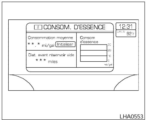 NISSAN QUEST 2006 - UTILISATION DE LA TOUCHE « TRIP » - 1