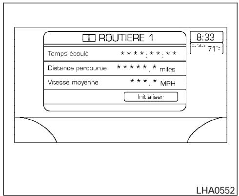 NISSAN QUEST 2006 - UTILISATION DE LA TOUCHE « BACK » (préçédent) - 1