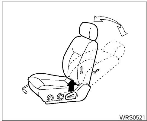 NISSAN QUEST 2006 - Réglage longitudinal - 1