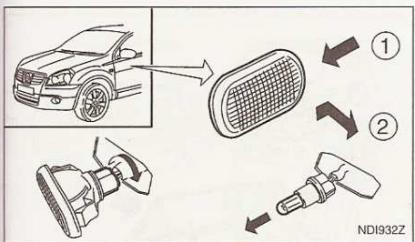 NISSAN QASHQAI PLUS 2 - EMPLACEMENT DES AMPOULES - 6