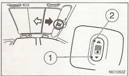 NISSAN QASHQAI PLUS 2 - Interrupteurs de l'ee-vitres electriques cote passager - 1