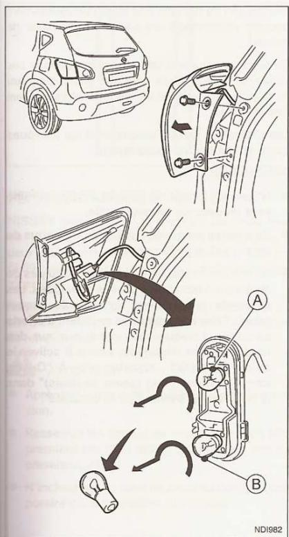 NISSAN QASHQAI PLUS 2 - EMPLACEMENT DES AMPOULES - 13