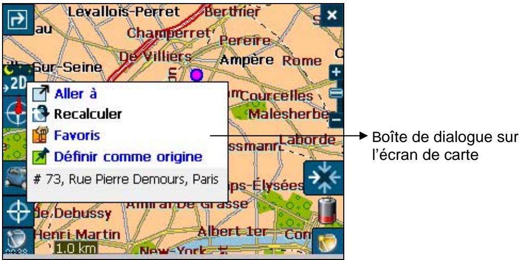 PACKARD BELL GPS 400 - Aller à un Point sur la carte - 1