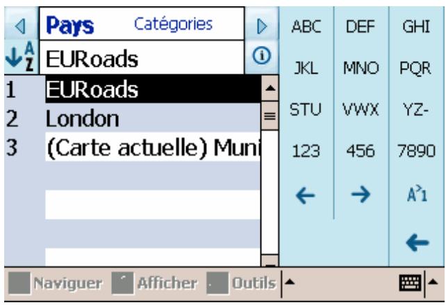 PACKARD BELL GPS 400 - Se rendre à un Point d'intérêt (POI) - 2