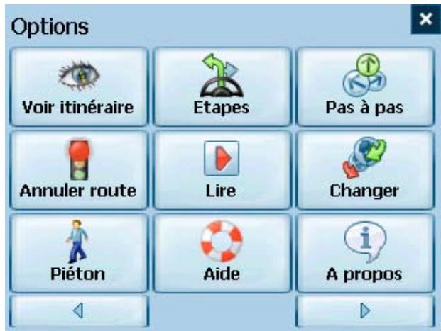 PACKARD BELL GPS 400 - Bouton Menu - 2