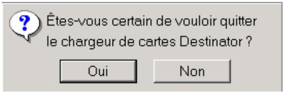 PACKARD BELL GPS 400 - Quitter la console Destinator - 1