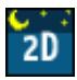 PACKARD BELL GPS 400 - Vue de nuit 2D - 1