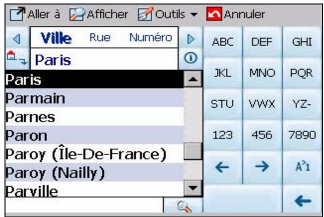 PACKARD BELL GPS 400 - Aller à une adresse (ou une intersection) - 3