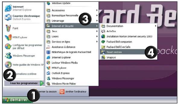 PACKARD BELL I MEDIA 1407 - Lancement de SmartRestore - 1