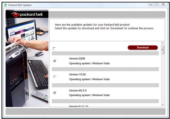 PACKARD BELL EN LM98 - Packard bell updater - 1