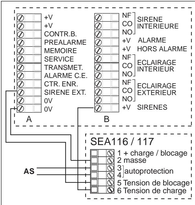 DELTA DORE SEA116 - Raccordement pour centrale CAP8 - 1