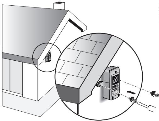 DELTA DORE SONDE EXTERIEURE RADIO REF.6300036 - Mise en service - 2