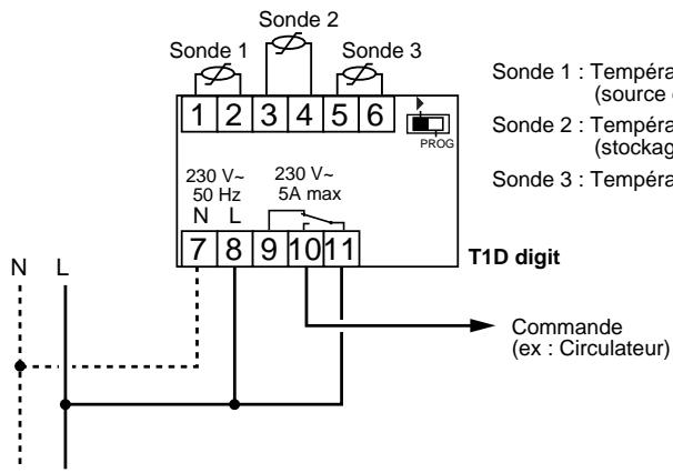 DELTA DORE T1D DIGIT - 4) Raccordement - 1