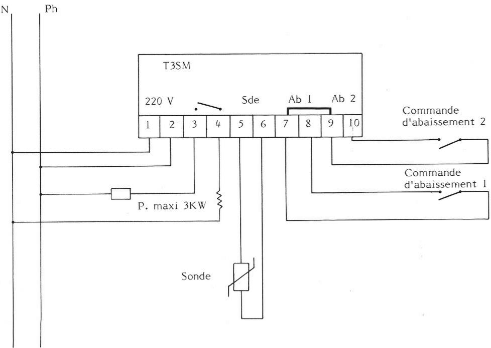 DELTA DORE T3SM - Schemas - 1