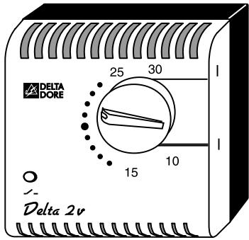 DELTA DORE THERMOSTAT D AMBIANCE DELTA 2 - Caractéristiques techniques - 1