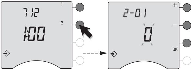 DELTA DORE TYBOX PAC THERMOSTAT PROGRAMMABLE POUR POMPE A CHALEUR - Configurations avancées (menu 2) - 1