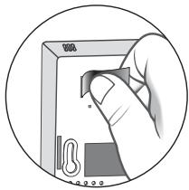 DELTA DORE TYBOX PAC THERMOSTAT PROGRAMMABLE POUR POMPE A CHALEUR - Fixation du boîtier d'ambiance - 1