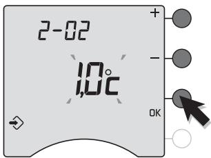 DELTA DORE TYBOX PAC THERMOSTAT PROGRAMMABLE POUR POMPE A CHALEUR - Configurations avancées (menu 2) - 1