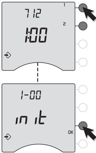 DELTA DORE TYBOX PAC THERMOSTAT PROGRAMMABLE POUR POMPE A CHALEUR - Retour à la configuration usine - 1