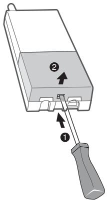 DELTA DORE TYXIA RF 642-1 VOIE - Enlever le capot - 1