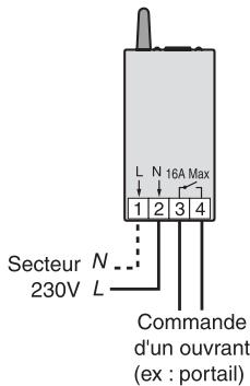 DELTA DORE TYXIA RF 642-1 VOIE - Raccordement - 2
