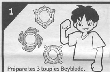 HASBRO BEYBLADE TOPS MASTER DRIGER - TRIPLE RONDE - 1
