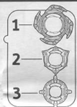 HASBRO BEYBLADE TOPS MASTER DRIGER - TRIPLE RONDE - 2